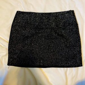 Sparkly mini skirt
